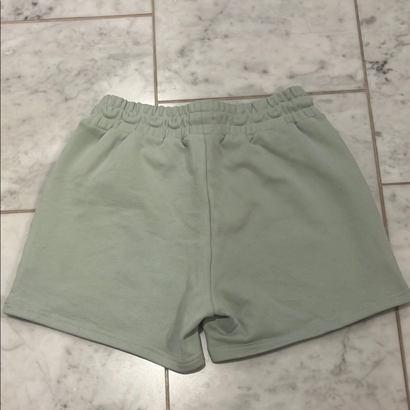 Mint Green/light teal Casual sweat Shorts - Picture 2 of 3